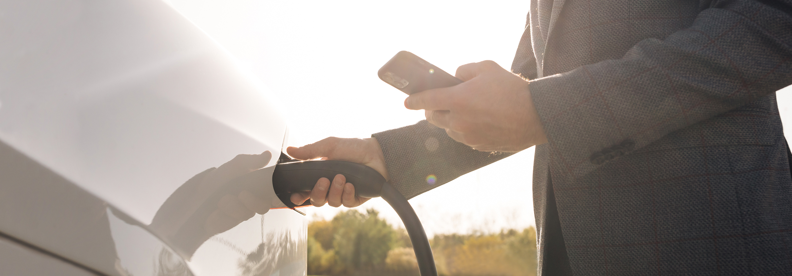 Electric car charger. 