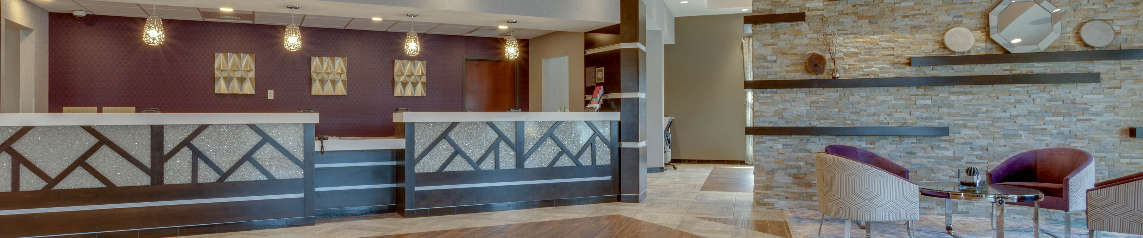 Drury Inn & Suites Kansas City Overland Park lobby. 