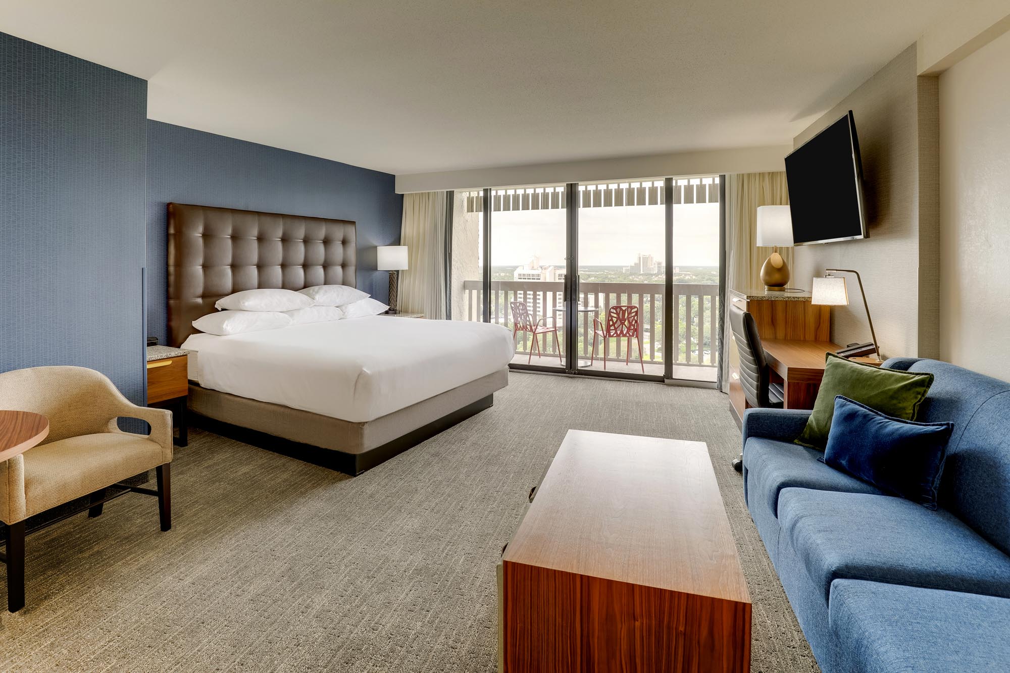 Drury Plaza Hotel Orlando - Disney Springs® Area - King Room with Sofa Sleeper and Terrace