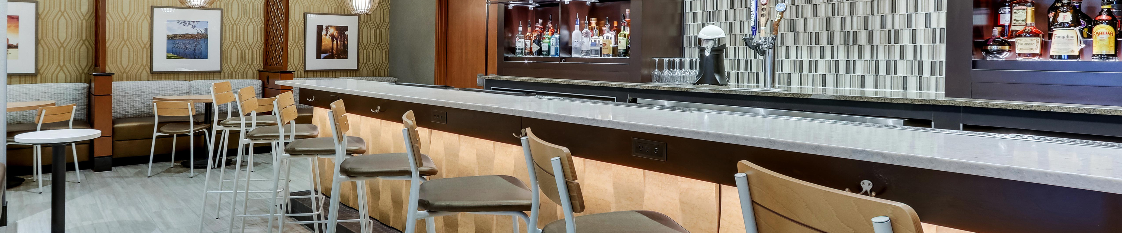 Drury Plaza Hotel Richmond kitchen and bar. 