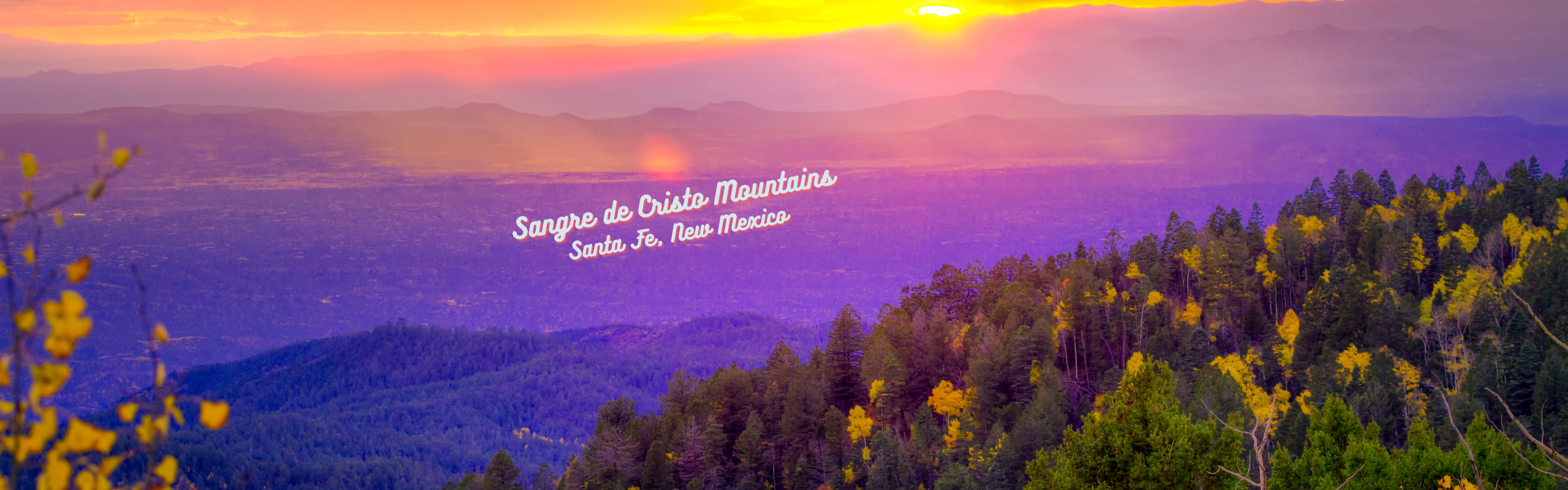 Sangre de Cristo Mountains. Santa Fe, New Mexico