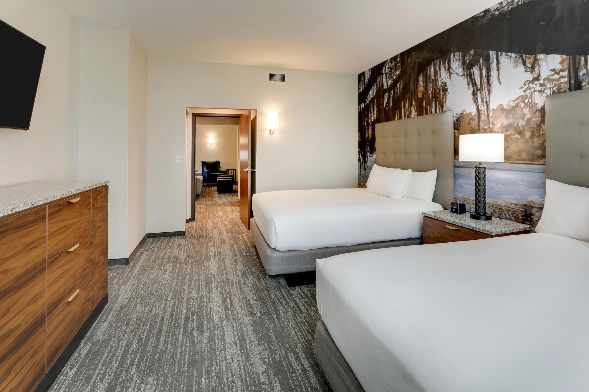 Drury Plaza Hotel Tallahassee - 2 Room Suite with 2 Queen Beds