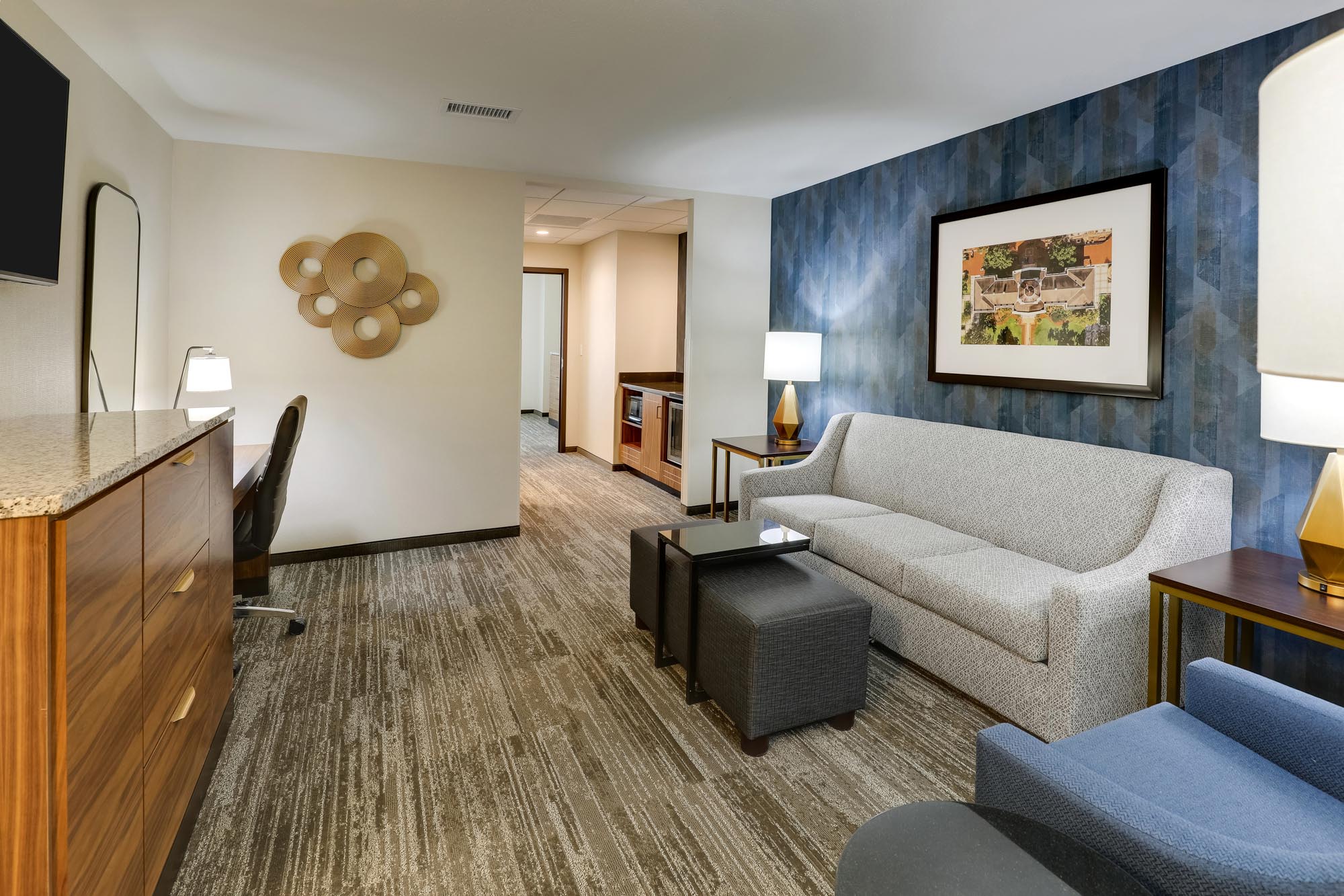 Drury Plaza Hotel Tallahassee - 2 Room Suite with 1 King Bed