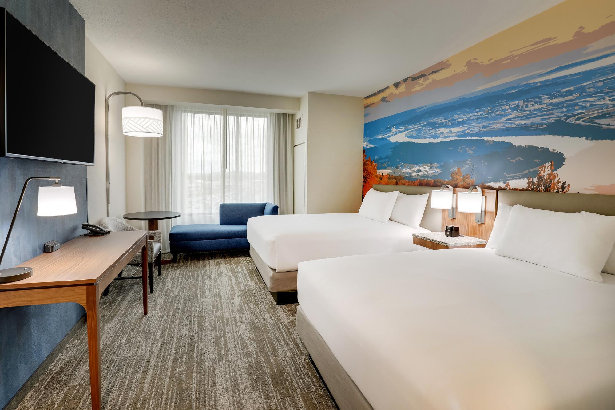 Drury Plaza Hotel Chattanooga Hamilton Place - 2 Queen Bed Room