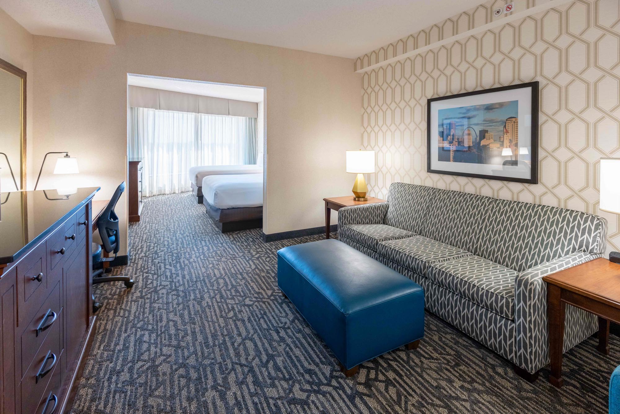 Drury Plaza Hotel St. Louis Chesterfield - 2 Queen Room Deluxe with Sofa Sleeper