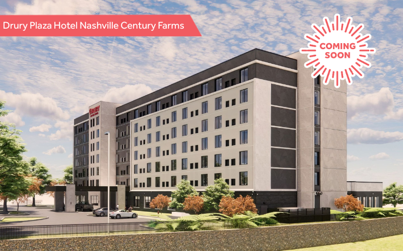 The Drury Plaza Hotel Nashville Century Farms exterior - coming soon