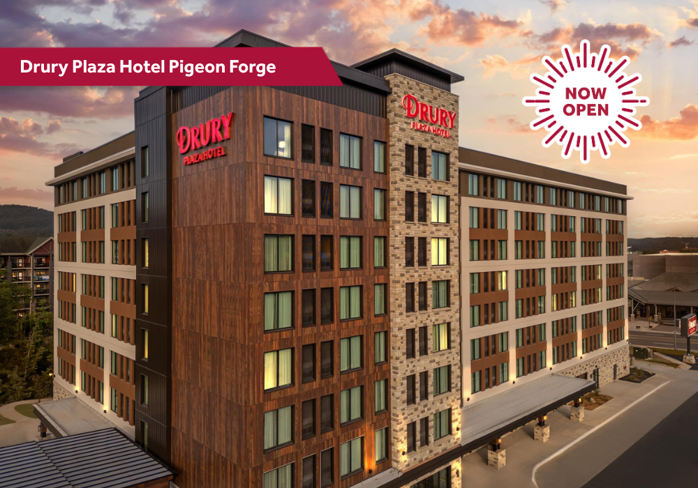 Drury Plaza Hotel Pigeon Forge Exterior - Now Open!