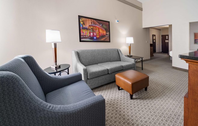 Drury Plaza Hotel New Orleans - 1 King Bed Guest Room Oversized